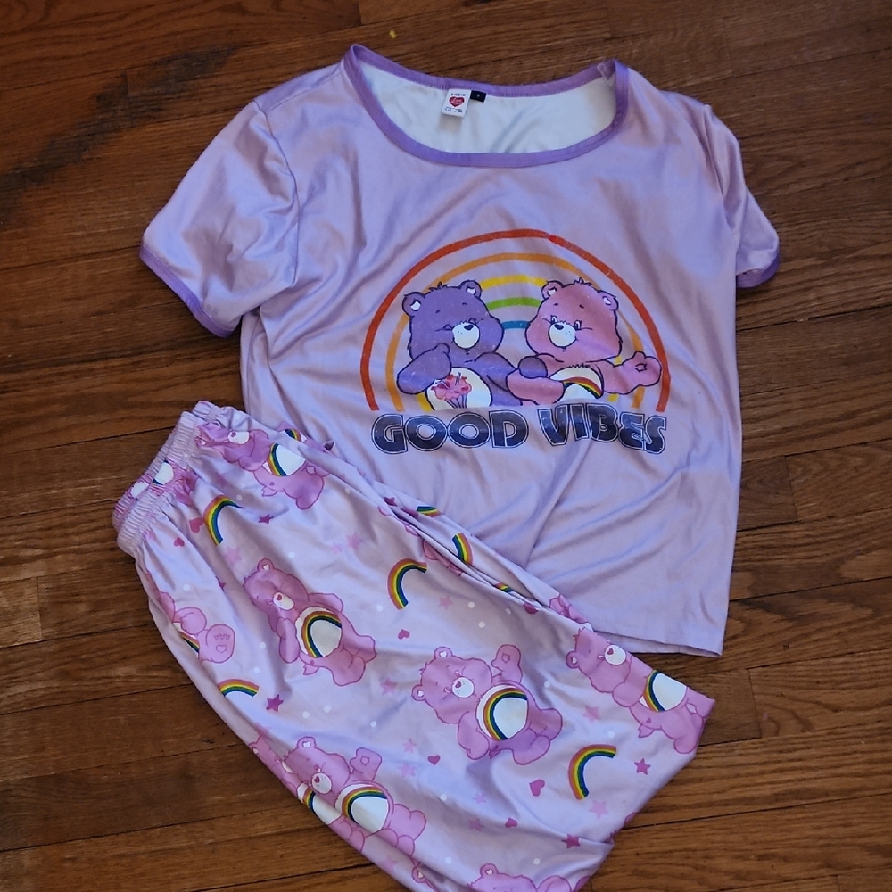 Care Bears Kids Pajama Set - Lavender and Pink